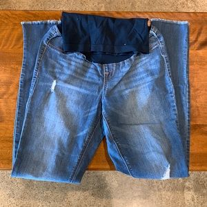 1822 blue denim ankle jeans